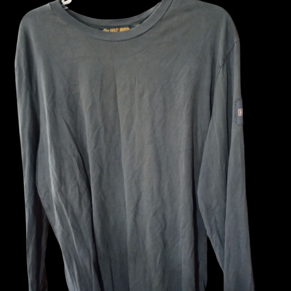 Men's Blue Long Sleeve Shirt